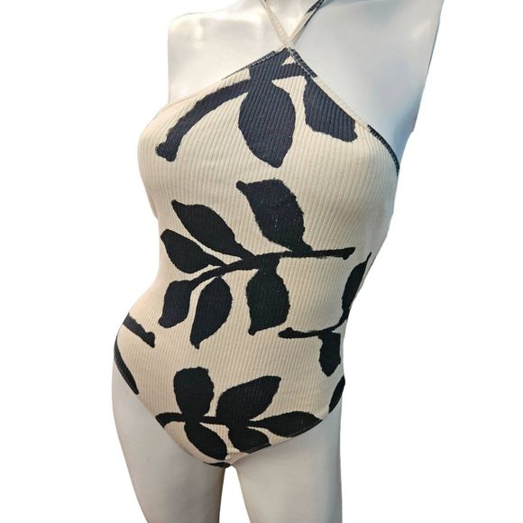 Zara White and Black Halter Bodysuit - Picture 8 of 9